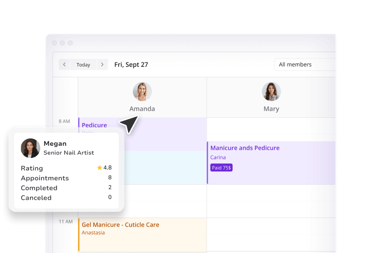 best nail salon booking system