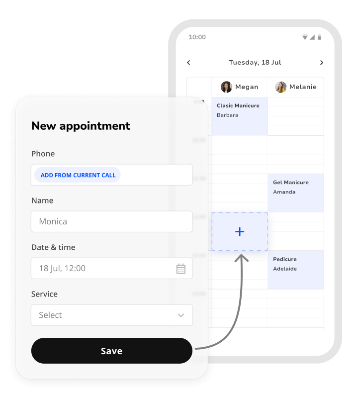 nail salon scheduling software
