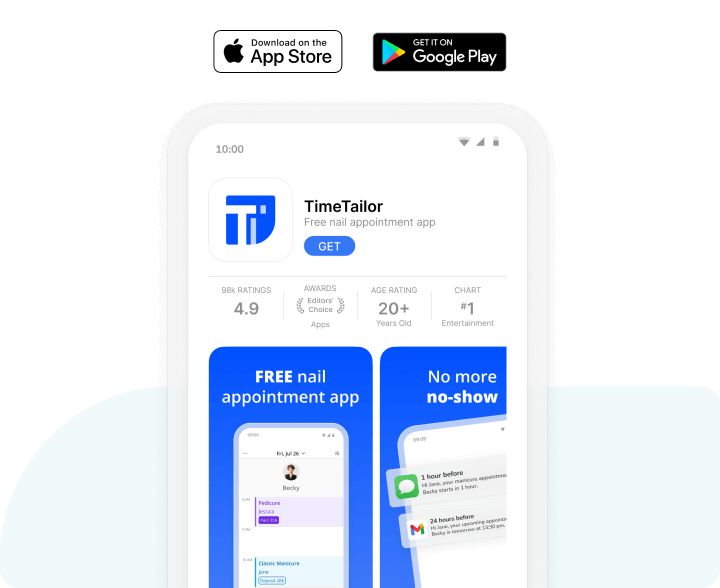 nail salon booking software - easy download