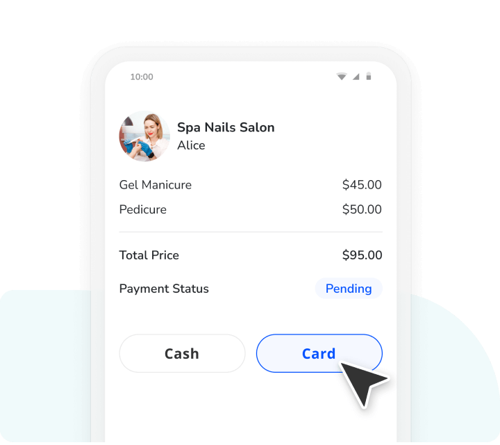 nail salon online booking system with point of sale