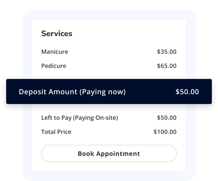 deposits as no-show prevention for nail salons