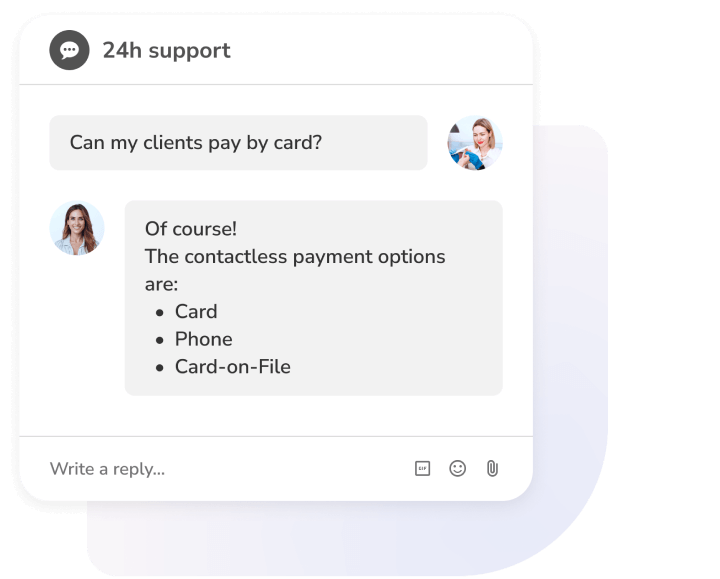 nail salon software customer support