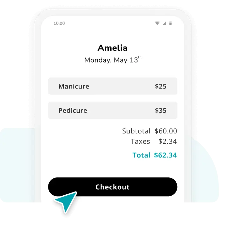 nail salon smart checkout