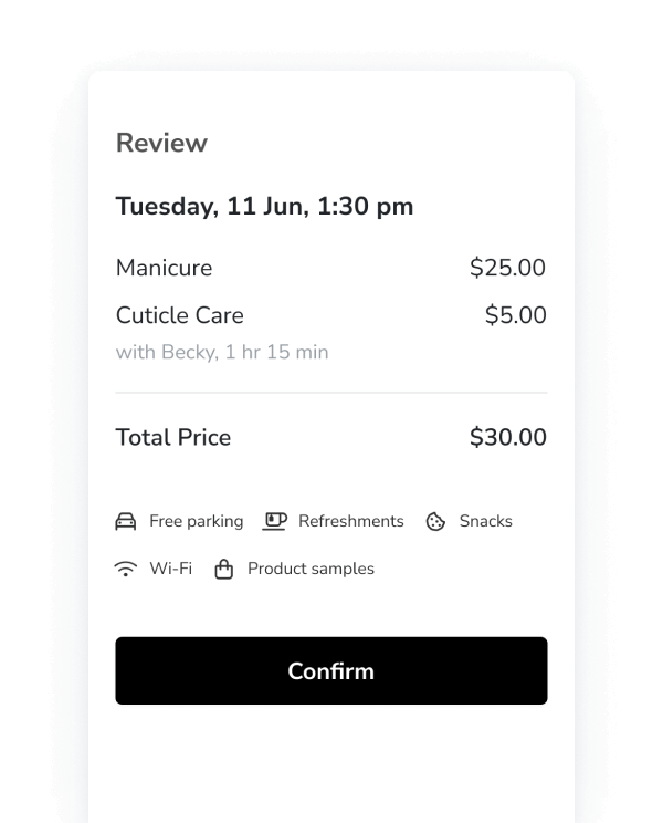 free nail salon software for small business self-booking