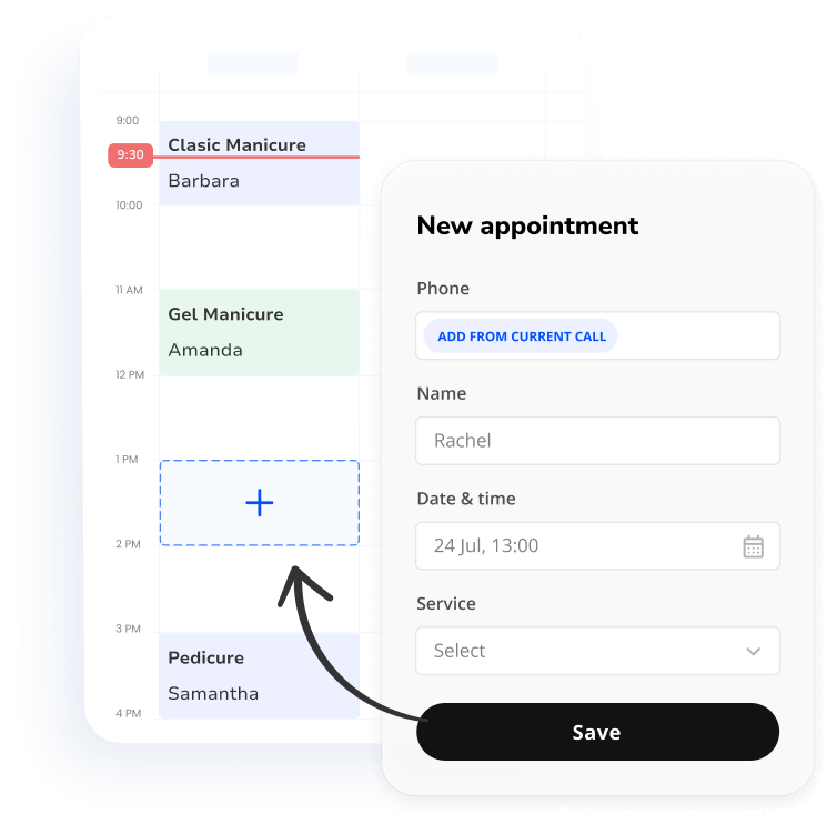 nail salon booking software