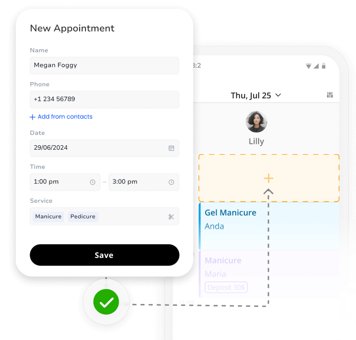 best nail salon booking system