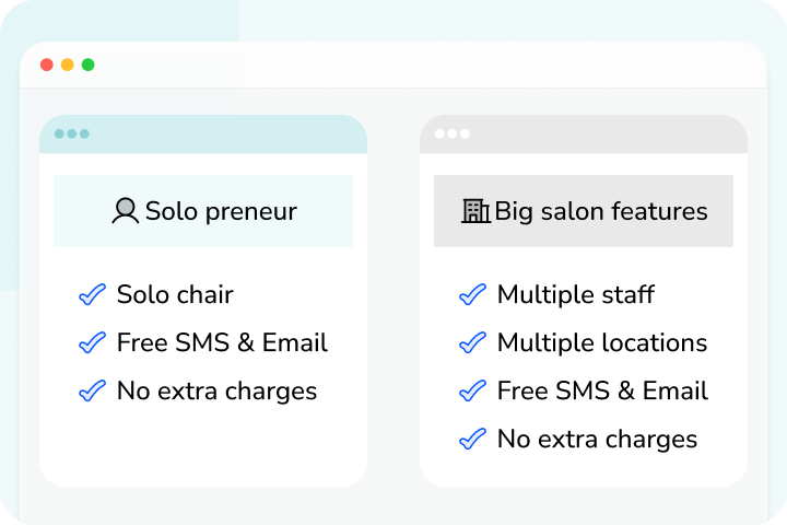 adaptable nail salon software program
