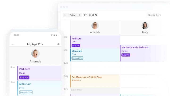nail salon software with online booking
