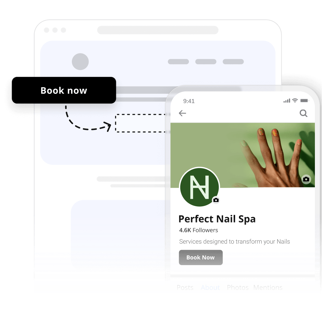 best nail salon website builder