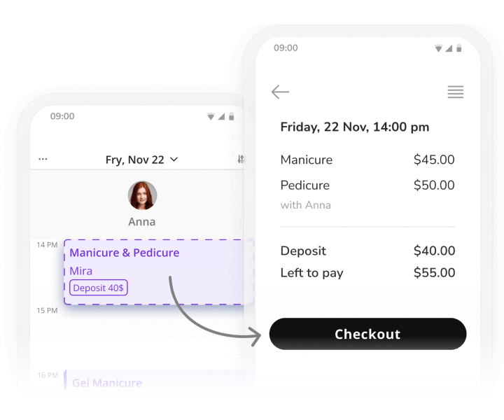 nail salon POS - accept payments from your smartphone
