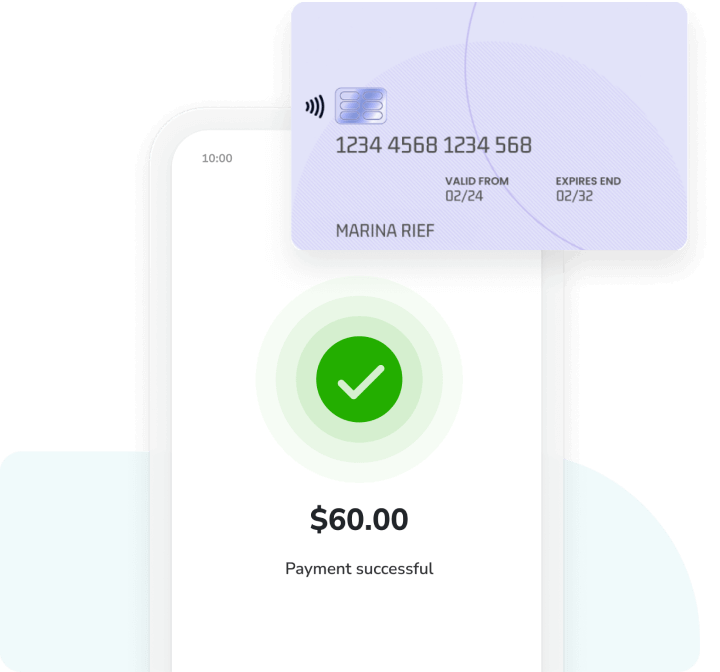 receive card payments with mobile nail salon point of sale