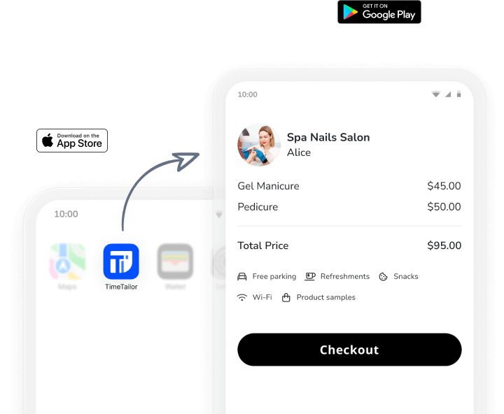 nail salon POS system - accept payments with any Android & IOS device