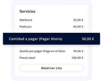 depósitos por no presentarse a citas