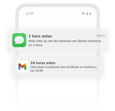notificaciones contra no presentaciones a citas