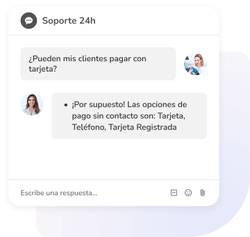 soporte de chat en vivo las 24 horas