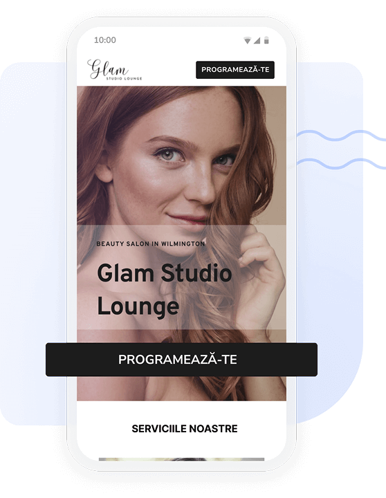 software pentru saloane de unghii - website personalizat