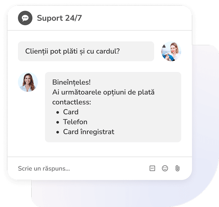 suport 24/7 prin software-ul pentru saloane de manichiură