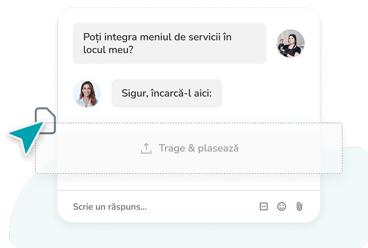 configurare meniu de servicii salon manichiură